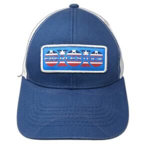 Eberlestock Trucker Hat Blue One Size Mesh Back Snapback Graphic Patch Logo Hat